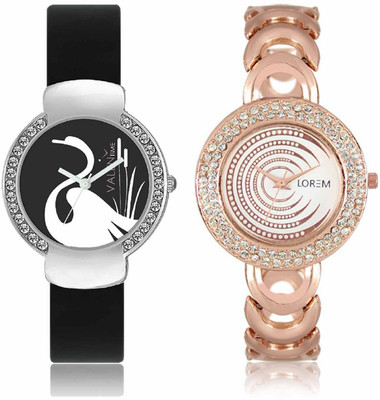 VALENTIME LR202VT21 New Designer Diamond Studded Metal-Plastic Belt Exclusive Fashion Best Offer Branded Combo Beutiful Hand Watch - For Girls
VALENTIME LR202VT21 New Designer Diamond Studded Metal-Plastic Belt Exclusive Fashion Best Offer Branded Combo Beutiful Hand Watch - For Girls