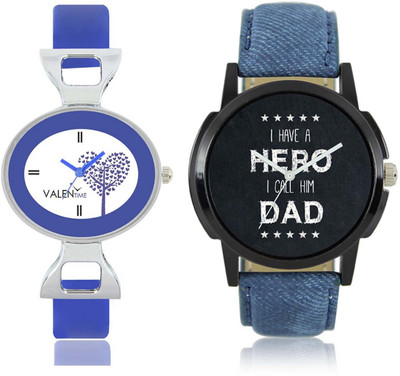 VALENTIME LR7VT29 New Stylish DAD Quote Leather-Plastic Belt Exclusive Fashion Best Offer Branded Combo Couple Hand Watch - For Boys
VALENTIME LR7VT29 New Stylish DAD Quote Leather-Plastic Belt Exclusive Fashion Best Offer Branded Combo Couple Hand Watch - For Boys