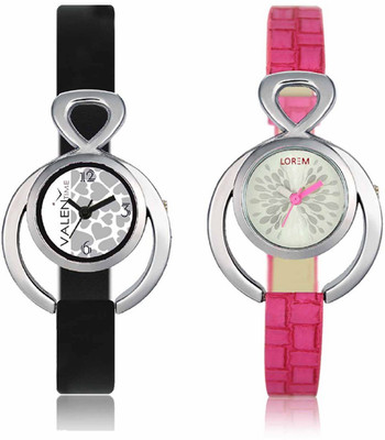 VALENTIME LR205VT11 New Designer Pink Leather-Plastic Belt Exclusive Fashion Best Offer Branded Combo Beutiful Hand Watch - For Girls
VALENTIME LR205VT11 New Designer Pink Leather-Plastic Belt Exclusive Fashion Best Offer Branded Combo Beutiful Hand Watch - For Girls