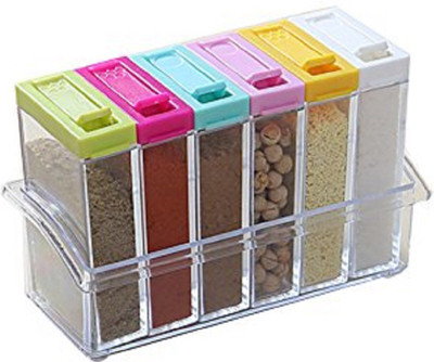 Italish 6pcs Spice jar seasoning kitchen condiment box acrylic seasoning Storage Box 6 Piece Condiment Set(Plastic)
Italish 6pcs Spice jar seasoning kitchen condiment box acrylic seasoning Storage Box 6 Piece Condiment Set(Plastic)