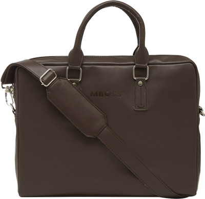 MBOSS 15.6 inch Laptop Messenger Bag(Brown)