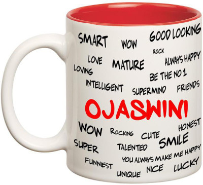 Chanakya Good Personality Ojaswini Inner Red Cofffee Name Ceramic Mug(350 ml), Red;white
Chanakya Good Personality Ojaswini Inner Red Cofffee Name Ceramic Mug(350 ml), Red;white