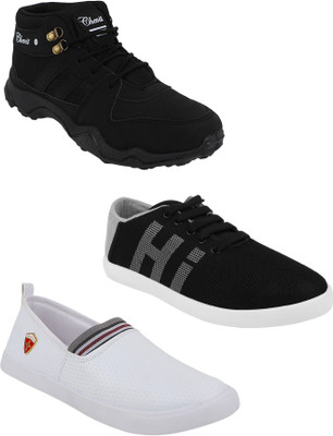 Chevit Men's Trio Pack Of 3 Running Shoes With Sneakers For Men(Multicolor
Chevit Men's Trio Pack Of 3 Running Shoes With Sneakers For Men(Multicolor