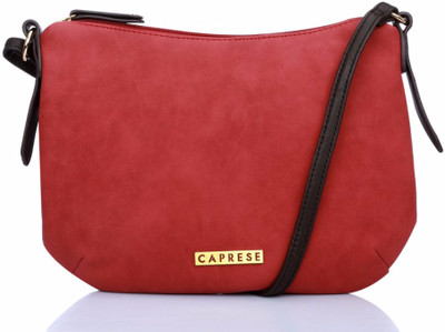 Caprese Women Casual Pink Leatherette Sling Bag