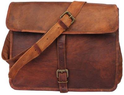 Anshika International Boys & Girls Casual Brown Genuine Leather Messenger Bag
Anshika International Boys & Girls Casual Brown Genuine Leather Messenger Bag