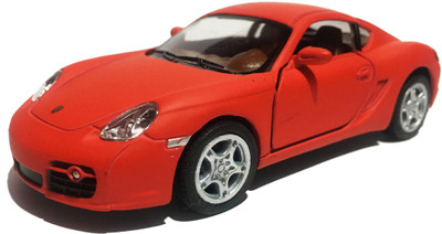Jack Royal Porsche Cayman S metal die cast car toy(Red)