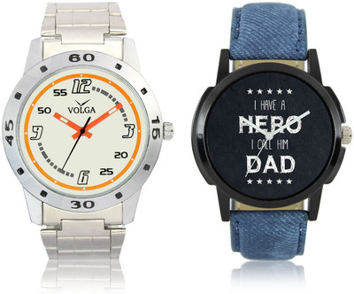 Volga VL04LR07 New Exclusive Collection Leather-Metal Strap-Belt Mens Watches Best Offer Combo Watch - For Boys
Volga VL04LR07 New Exclusive Collection Leather-Metal Strap-Belt Mens Watches Best Offer Combo Watch - For Boys
