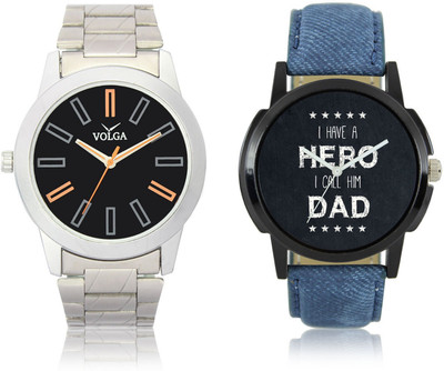 Volga VL01LR07 New Exclusive Collection Leather-Metal Strap-Belt Mens Watches Best Offer Combo Watch - For Boys
Volga VL01LR07 New Exclusive Collection Leather-Metal Strap-Belt Mens Watches Best Offer Combo Watch - For Boys