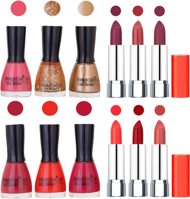 Aroma Care Wholesale Rate Combo of Nail Polish and Rythm Lipstick 364(Set of 12)
Aroma Care Wholesale Rate Combo of Nail Polish and Rythm Lipstick 364(Set of 12)