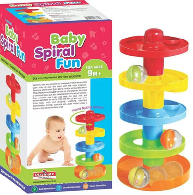Playmate Baby Spiral Fun - Fun activity for tiny toddlers. Age 2 to 5 years(Multicolor)
Playmate Baby Spiral Fun - Fun activity for tiny toddlers. Age 2 to 5 years(Multicolor)