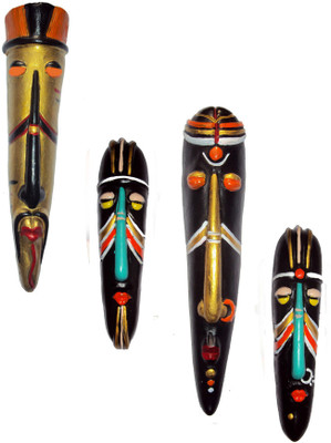 Hand Artz Home Decorative Terracotta Wall Hanging Multicolour Hawaian Mask Pair Combo Decorative Showpiece - 25.5 cm(Terracotta, Multicolor)
Hand Artz Home Decorative Terracotta Wall Hanging Multicolour Hawaian Mask Pair Combo Decorative Showpiece - 25.5 cm(Terracotta, Multicolor)
