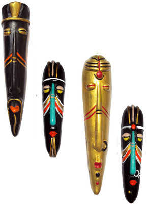 Hand Artz Home Decorative Terracotta Wall Hanging Multicolour Hawaian Mask Pair Combo Decorative Showpiece - 25.5 cm(Terracotta, Multicolor)
Hand Artz Home Decorative Terracotta Wall Hanging Multicolour Hawaian Mask Pair Combo Decorative Showpiece - 25.5 cm(Terracotta, Multicolor)
