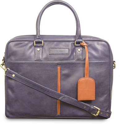 Gauge Machine Men & Women Formal Blue PU Sling Bag