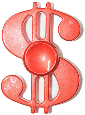 Atarilights Dollar shaped Fidget spinner | Ultra fast | beautiful color(Red)