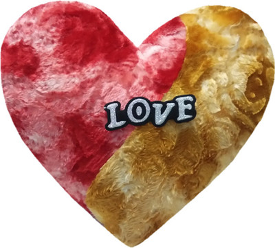 Aparshi Love rosy stuffed soft heart cushion toy - 70 cm(Multicolor)