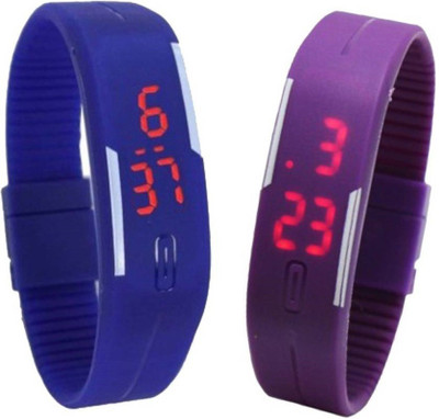 Fashion Gateway Blue and Purple Led Magnet Band (pack of 2) Blue and Purple Watch - For Boys & Girls
Fashion Gateway Blue and Purple Led Magnet Band (pack of 2) Blue and Purple Watch - For Boys & Girls