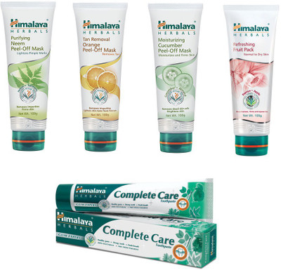Himalaya Purifying Neem Peel Off Mask, Tan Removal Orange Peel Off Mask, Moisturizing Cucumber Peel Off Mask, Refreshing Cleansing Milk, Toothpaste(Set of)
Himalaya Purifying Neem Peel Off Mask, Tan Removal Orange Peel Off Mask, Moisturizing Cucumber Peel Off Mask, Refreshing Cleansing Milk, Toothpaste(Set of)