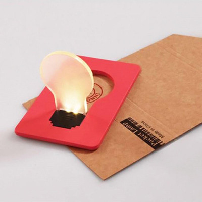VibeX ™ Novel Pocket LED Card Light Fold-up Bulb Shape Wallet / Purse Night Lamp LED Lantern(Red)
VibeX ™ Novel Pocket LED Card Light Fold-up Bulb Shape Wallet / Purse Night Lamp LED Lantern(Red)