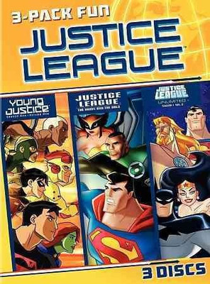 JUSTICE LEAGUE 3 PACK FUN(DVD English)