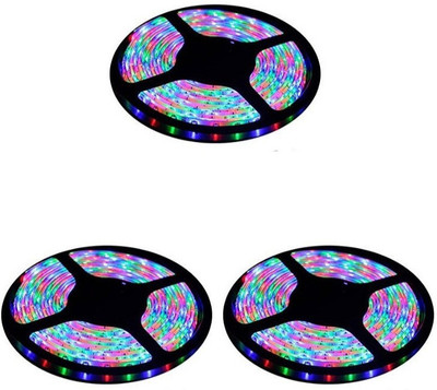 Home Delight 197 inch Red, Green, Blue Rice Lights(Pack of 3)