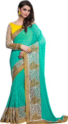 Khoobee Self Design, Embroidered, Embellished Fashion Jacquard Saree(Green, Yellow)
Khoobee Self Design, Embroidered, Embellished Fashion Jacquard Saree(Green, Yellow)