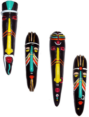 Hand Artz Home Decorative Terracotta Wall Hanging Multicolour Hawaian Mask Pair Combo Decorative Showpiece - 25.5 cm(Terracotta, Multicolor)
Hand Artz Home Decorative Terracotta Wall Hanging Multicolour Hawaian Mask Pair Combo Decorative Showpiece - 25.5 cm(Terracotta, Multicolor)