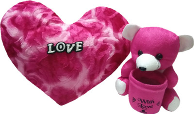 Aparshi Designer 50 cm heart and 18 cm Teddy pen stand (Combo pack of 2) DHP9 - 50 cm(Multicolor)
Aparshi Designer 50 cm heart and 18 cm Teddy pen stand (Combo pack of 2) DHP9 - 50 cm(Multicolor)