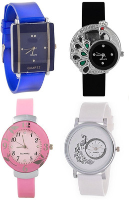 keepkart Blue Square Black Morni Dial Pink Flower White Peacock Dial Multicolour Combo For Woman Watch - For Girls
keepkart Blue Square Black Morni Dial Pink Flower White Peacock Dial Multicolour Combo For Woman Watch - For Girls