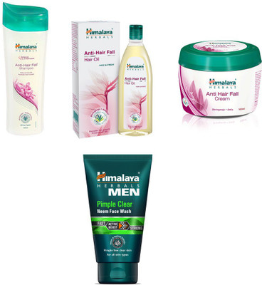 Himalaya anti hair fall shampoo, anti hair fall oil, anti hair fall cream, pimple clear face wash(Set of)
Himalaya anti hair fall shampoo, anti hair fall oil, anti hair fall cream, pimple clear face wash(Set of)