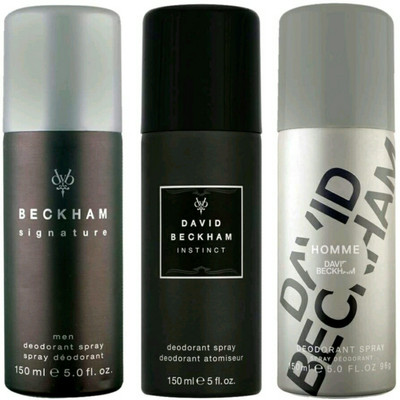 devid beckham signature,instinct,homme Body Spray - For Men & Women(150 ml, Pack of 3)
devid beckham signature,instinct,homme Body Spray - For Men & Women(150 ml, Pack of 3)