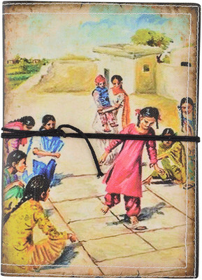 Hare Krishna Handicrafts A5 Diary(Childhood games painting canvas print handmade journal diary notebook, Multicolor)
Hare Krishna Handicrafts A5 Diary(Childhood games painting canvas print handmade journal diary notebook, Multicolor)
