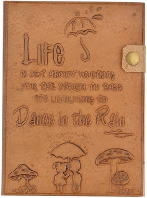 Hare Krishna Handicrafts Regular Diary(Life is emboss leather handmade paper diary, Tan)
Hare Krishna Handicrafts Regular Diary(Life is emboss leather handmade paper diary, Tan)