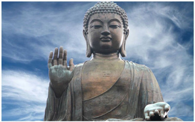 God Buddha Poster for room Paper Print(12 inch X 18 inch, Rolled)