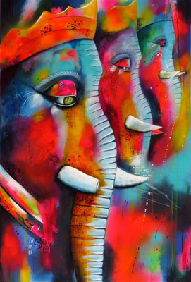 Indian Art Painting Collection - Ganesha Paintings - Abstract Art - Ekdant Ganpati - Premium Quality Poster Paper Print(17 inch X 12 inch)
Indian Art Painting Collection - Ganesha Paintings - Abstract Art - Ekdant Ganpati - Premium Quality Poster Paper Print(17 inch X 12 inch)