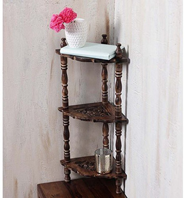 Desi Karigar Wooden Wall Shelf(Number of Shelves - 1)