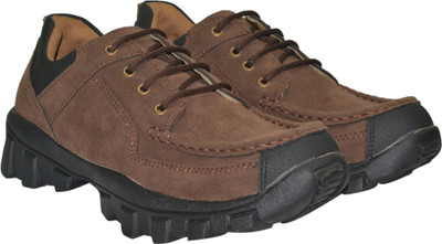 Tumbler Big Size Suede Leather Brown Outdoors For Men(Brown