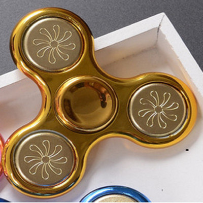 Fidget Surbhi Rare Premium Fidget Spinner Flower Golden Color(Gold)