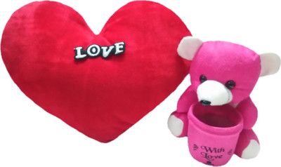 Aparshi Designer 50 cm heart and 18 cm Teddy pen stand (Combo pack of 2) DHP4 - 50 cm(Multicolor)
Aparshi Designer 50 cm heart and 18 cm Teddy pen stand (Combo pack of 2) DHP4 - 50 cm(Multicolor)