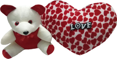 Aparshi Trendy 40 cm Heart and 18 cm Teddy soft toy (Combo pack of 2) HP12 - 40 cm(Multicolor)
Aparshi Trendy 40 cm Heart and 18 cm Teddy soft toy (Combo pack of 2) HP12 - 40 cm(Multicolor)