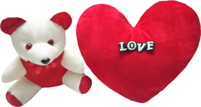 Aparshi Trendy 40 cm Heart and 18 cm Teddy soft toy (Combo pack of 2) HP14 - 40 cm(Multicolor)
Aparshi Trendy 40 cm Heart and 18 cm Teddy soft toy (Combo pack of 2) HP14 - 40 cm(Multicolor)