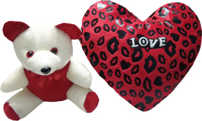 Aparshi Lovable 50 cm heart and 24 cm Teddy soft toy (Combo pack of 2) LHT10 - 50 cm(Multicolor)
Aparshi Lovable 50 cm heart and 24 cm Teddy soft toy (Combo pack of 2) LHT10 - 50 cm(Multicolor)