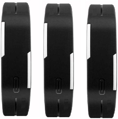 Fashion Gateway Black Led Magnet Band (pakc of 3) Black Watch - For Boys & Girls