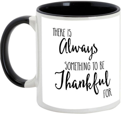 AllUPrints Teachers Day Gifts Design 10 Black Ceramic Mug(325 ml)