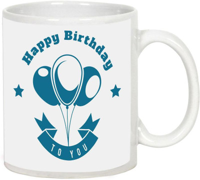 AllUPrints Birthday Gifts Design 1 White Ceramic Mug(325 ml)