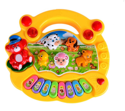 TALKING GANESHA Mini Musical Animal Farm Piano Electronic Keyboard Music Development Educational Toy For Kids (Yellow)(Yellow)
TALKING GANESHA Mini Musical Animal Farm Piano Electronic Keyboard Music Development Educational Toy For Kids (Yellow)(Yellow)
