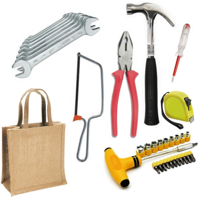 Gauba Traders 35 pcs Hand Tool Kit(35 Tools)