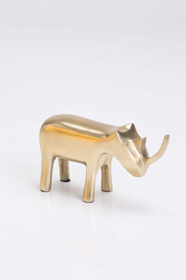 Sammsara Geometric Rhino Sculpture gold Decorative Showpiece - 11 cm(Aluminium, Gold)
Sammsara Geometric Rhino Sculpture gold Decorative Showpiece - 11 cm(Aluminium, Gold)