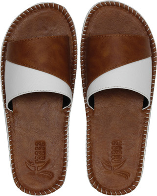 Kraasa Slides, Tan::white