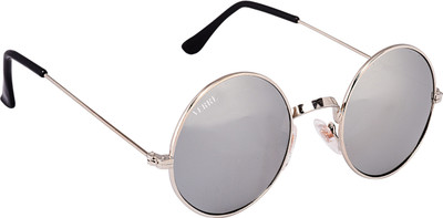 Verre Round Sunglasses(Silver)