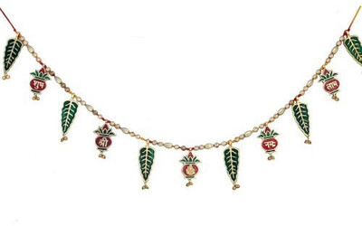 SAARTHI Auspicious Metal Kalash Ganpati Shubh Labh Toran Bandanwar Door Hanging Toran(METAL)
SAARTHI Auspicious Metal Kalash Ganpati Shubh Labh Toran Bandanwar Door Hanging Toran(METAL)